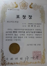 국제대학교 뷰티디자인계열 권혜영교수님 최고지도상